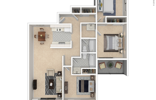3 beds, 2 baths, 1,218 sqft, $2,502