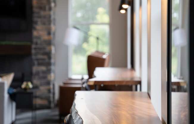 Live Edge Wood High-Top Tables