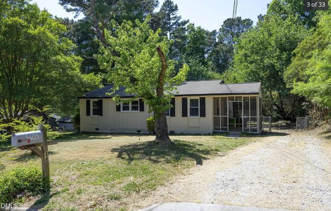Charming Renovated Ranch – Turn-Key Ready in a Prime Raleigh Location