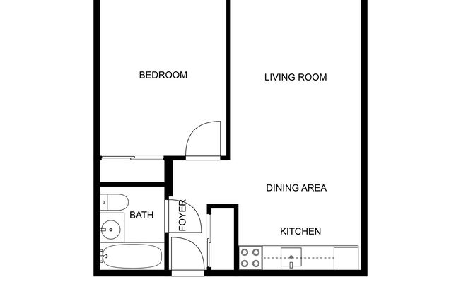 1 bed, 1 bath, 500 sqft, $899.99, Unit 2951-314