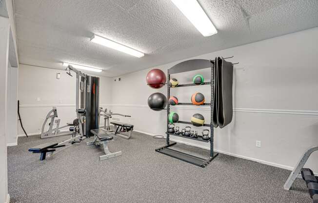 the preserve at ballantyne commons fitness room