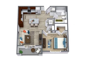 1 bed, 1 bath, 670 sqft, $1,574