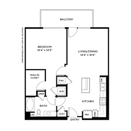 1 bed, 1 bath, 954 sqft, $3,160