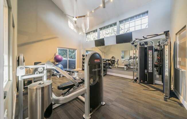 State of the art fitness center at Bay Village, California, 94590