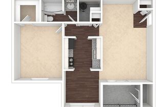 1 bed, 1 bath, 671 sqft, $929