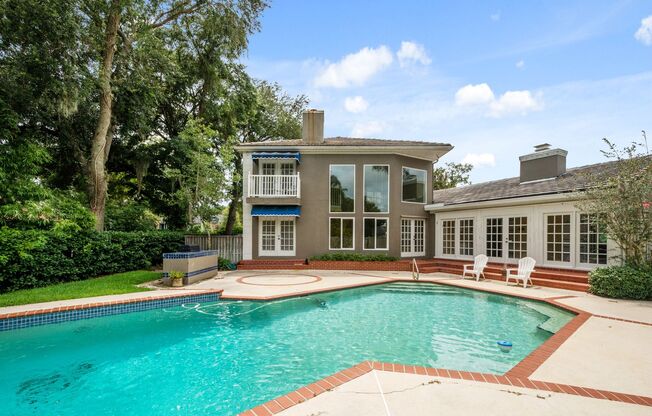 Winter Park Pool Home on half acre lot, steps from Park Avenue