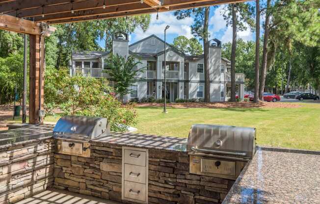 our apartments showcase a beautiful screened in porch