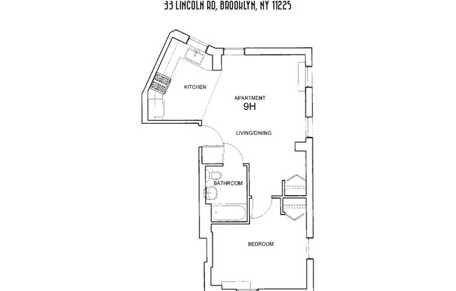 1 bed, 1 bath, 685 sqft, $3,650, Unit PH9H