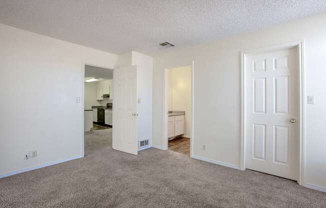 Bedroom at Park Place Apartments in Las Cruces