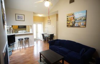 Quiet 2/2 Furnished Condo in West Campus