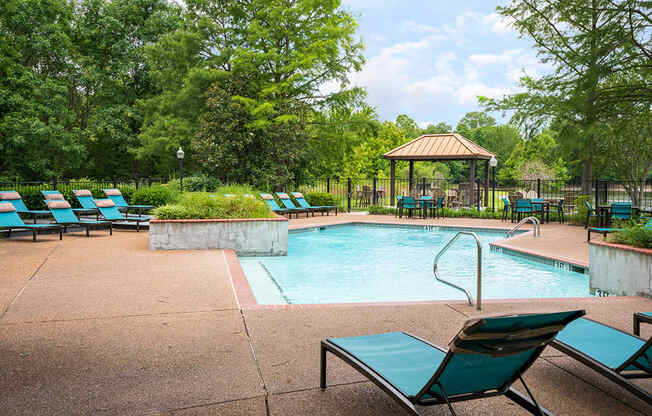 Expansive Pool Sundeck