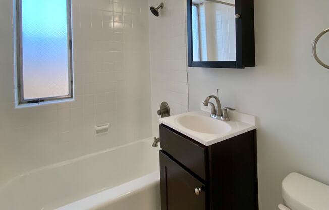 Newly Renovated bathrooms at Connecticut Park Apartments, Washington DC, 20008