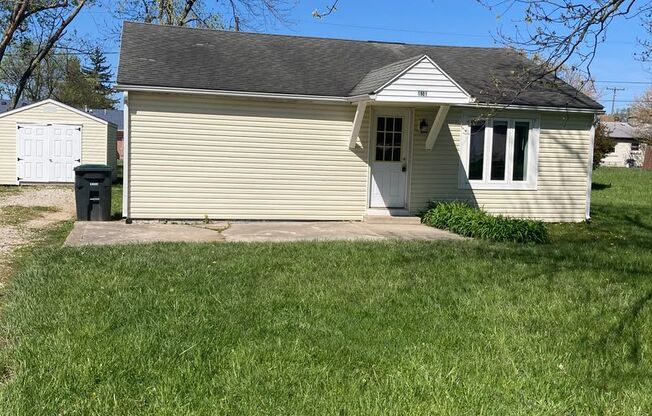 2 bedroom with a bonus room and large shed
