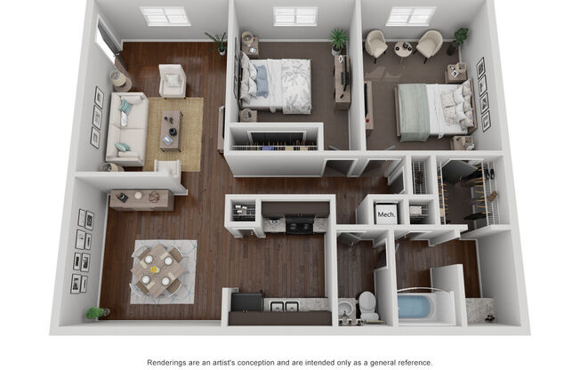 2 beds, 1 bath, 920 sqft, $1,648