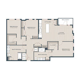 3 beds, 2 baths, 1,729 sqft, $1,868