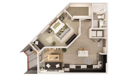 1 bed, 1 bath, 710 sqft, $1,650