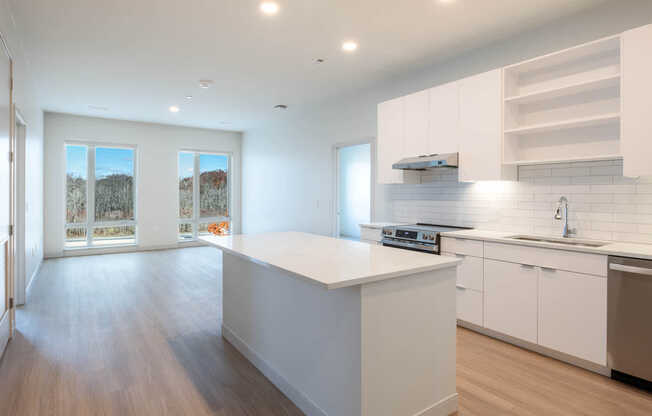Living Room with Hard Surface Flooring