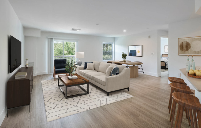 Living Room with Balcony