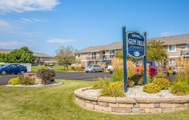 Property Signage at Glen Hills Apartments, Glendale, Wisconsin