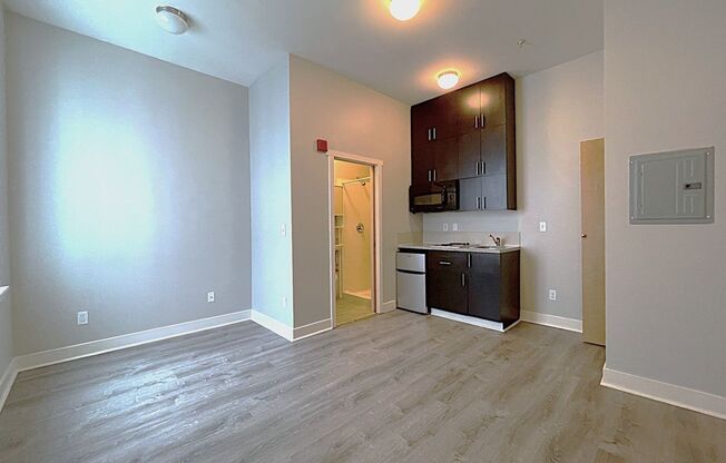 Studio, 1 bath, 240 sqft, $950, Unit 407