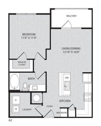 1 bed, 1 bath, 723 sqft, $1,526