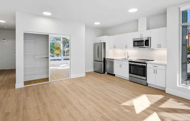 Kitchen with Stainless Steel Appliances