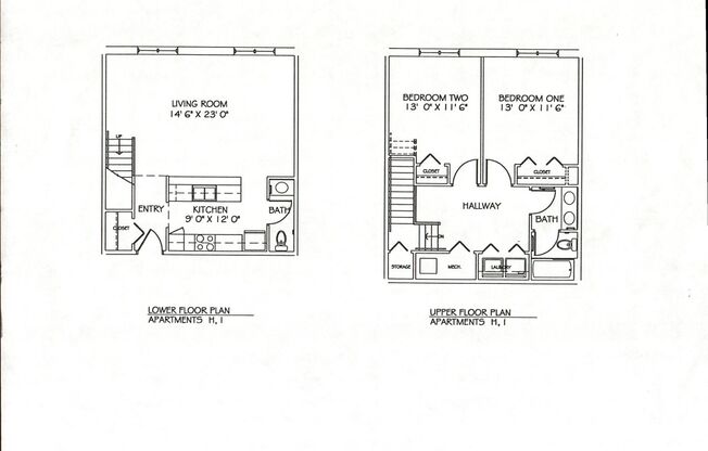 2 beds, 1.5 baths, 1,051 sqft, $2,500, Unit Unit I