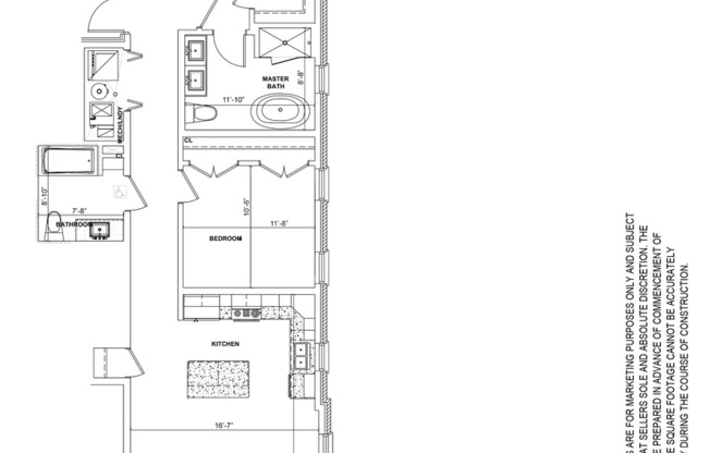 2 beds, 2 baths, 1,230 sqft, $2,550, Unit 840-1E