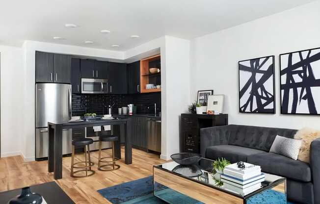 Open Plan Concept for Living and Dining Areas