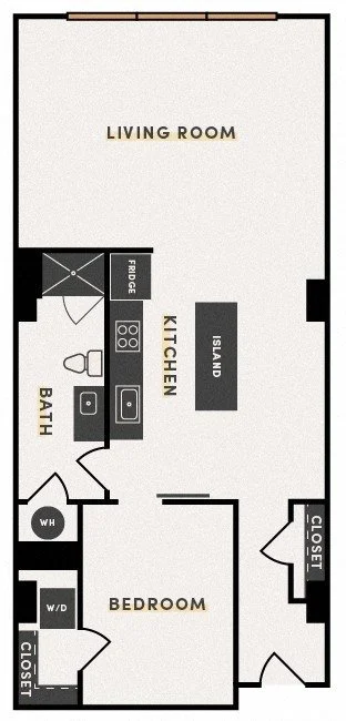 1 bed, 1 bath, 940 sqft, $1,626