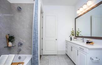 Large Bathroom with Cabinet Storage