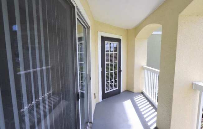 Academy Village Apartments Patio Area