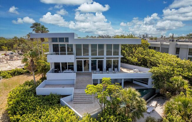 Beach Access & Gulf Views From This Incredible Luxury Home on Longboat Key