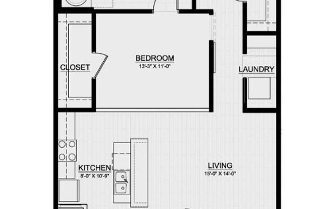 1 bed, 1 bath, 904 sqft, $1,299, Unit 503