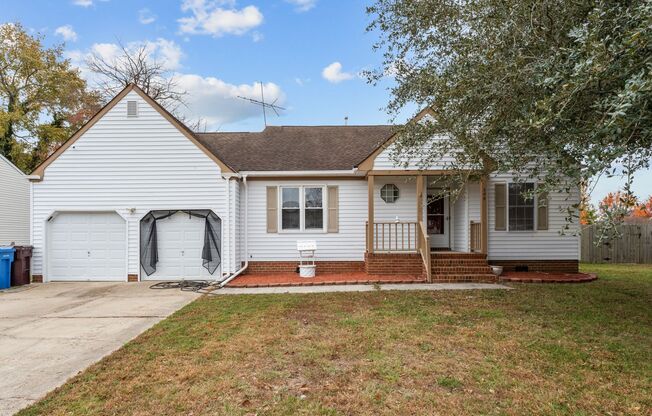 Radiant ranch-style home in Chesapeake!