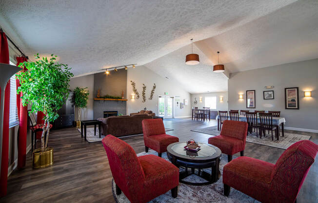 Resident Social Lounge at Bradford Place Apartments, Lafayette, IN, 47909