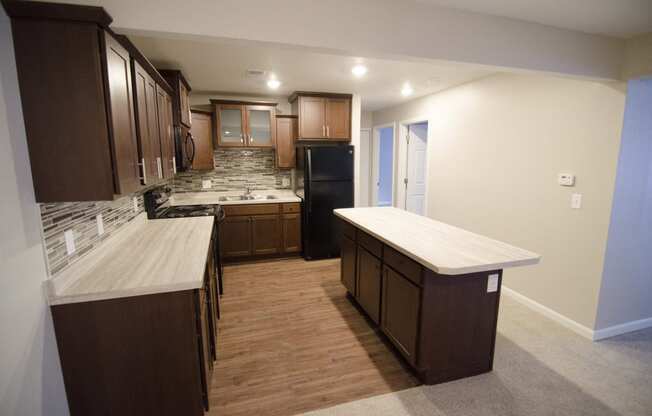 Gourmet kitchen at Alpine Slopes Apartments near Grand Rapids, MI