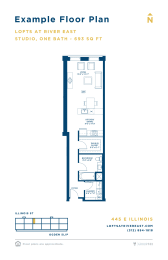 Studio, 1 bath, 649 sqft, $2,205