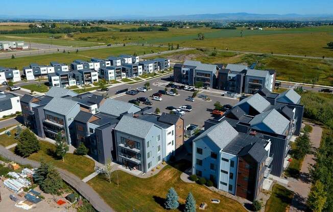 Aerial View Of Building at West Village at Four Points, Bozeman