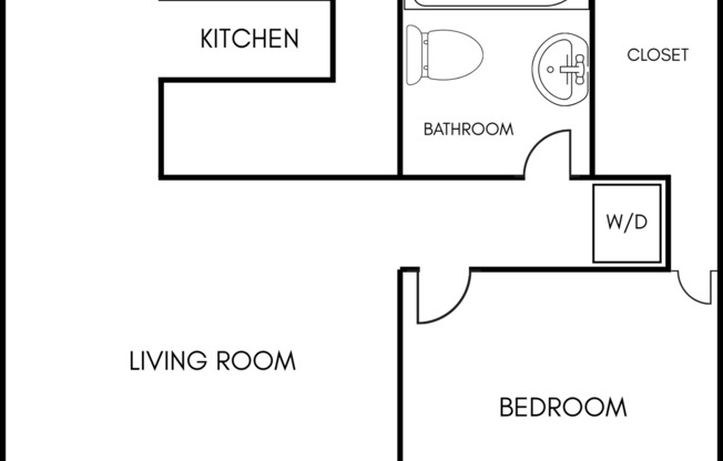 1 bed, 1 bath, 700 sqft, $1,297, Unit 1131-D