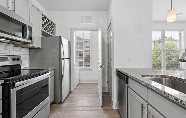 Kitchen with Stainless Steel Appliances