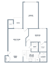 1 bed, 1 bath, 833 sqft, $1,851