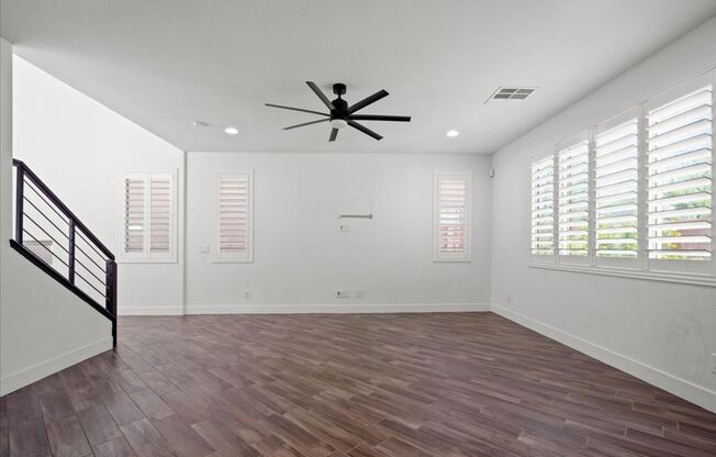 Modern Gated 3 Bedroom Retreat with Loft & Entertainer’s Backyard