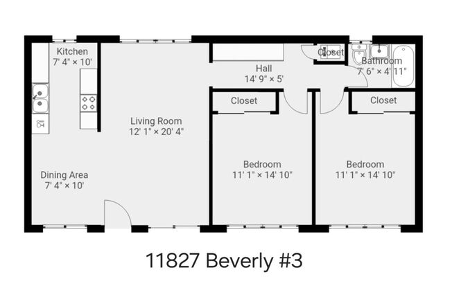 Downstairs 2 Bed 1 Bath with Carport and On-Site Laundry!