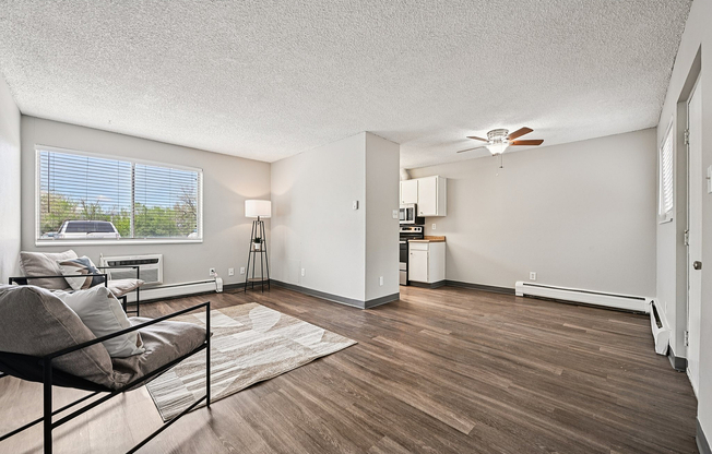 Bright and airy living