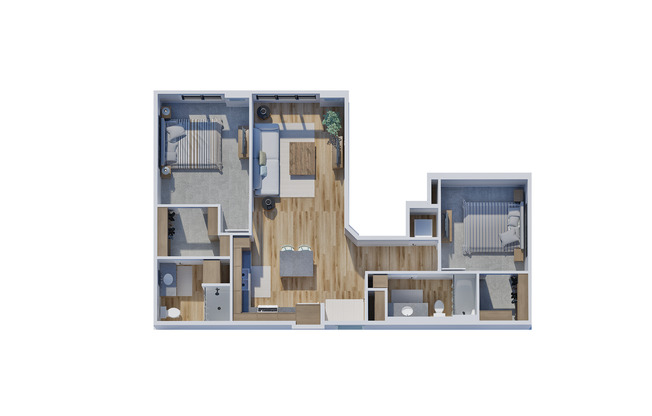 2 beds, 2 baths, 1,017 sqft, $1,475, Unit 210