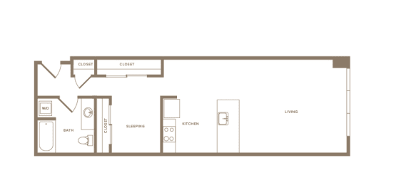 1 bed, 1 bath, 815 sqft, $2,412