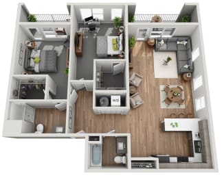 2 beds, 2 baths, 1,248 sqft, $2,104