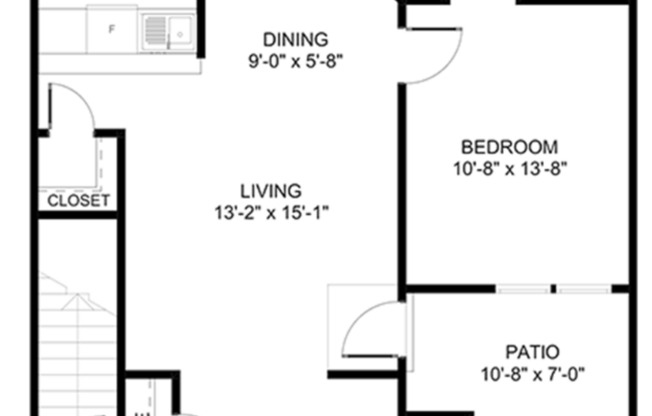 1 bed, 1 bath, 743 sqft, $1,390, Unit 1409