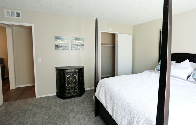 Bedroom at Canyon Club Apartments, Upland, California, 91786